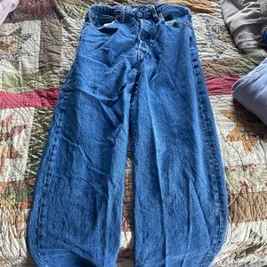 Old school straight legged Levi's, size 28